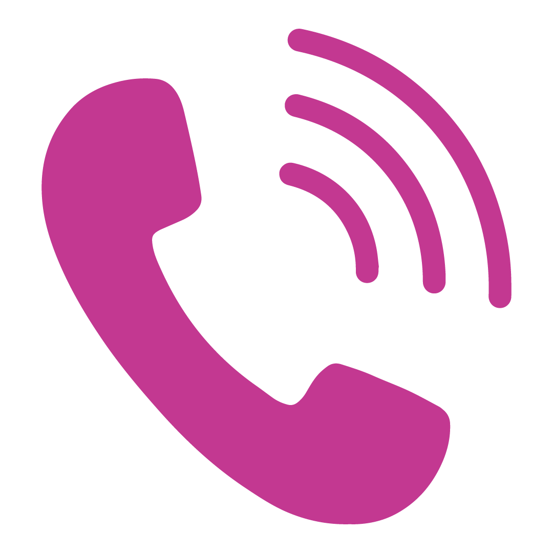 An icon of a ringing telephone