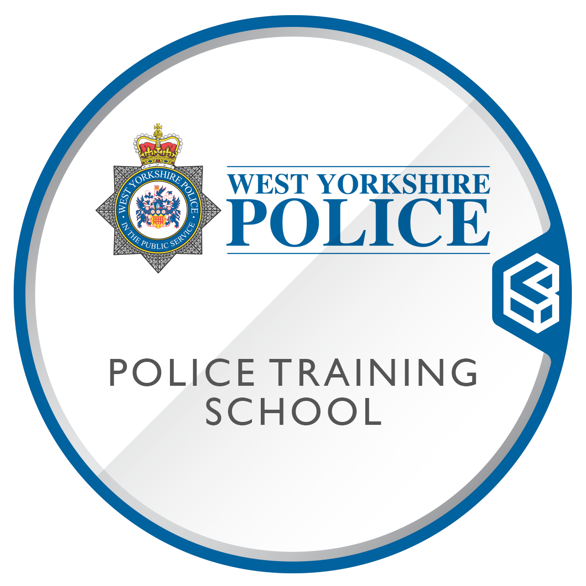 West Yorkshire Police Police Training School digital badge artwork