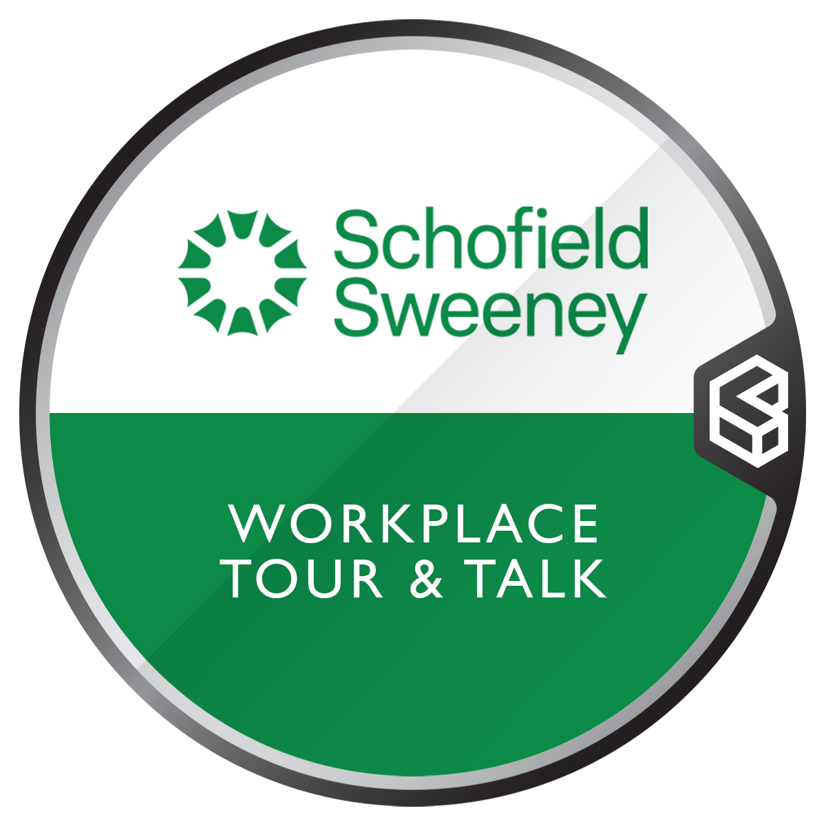 Schofield Sweeney Workplace Tour and Talk digital badge artwork