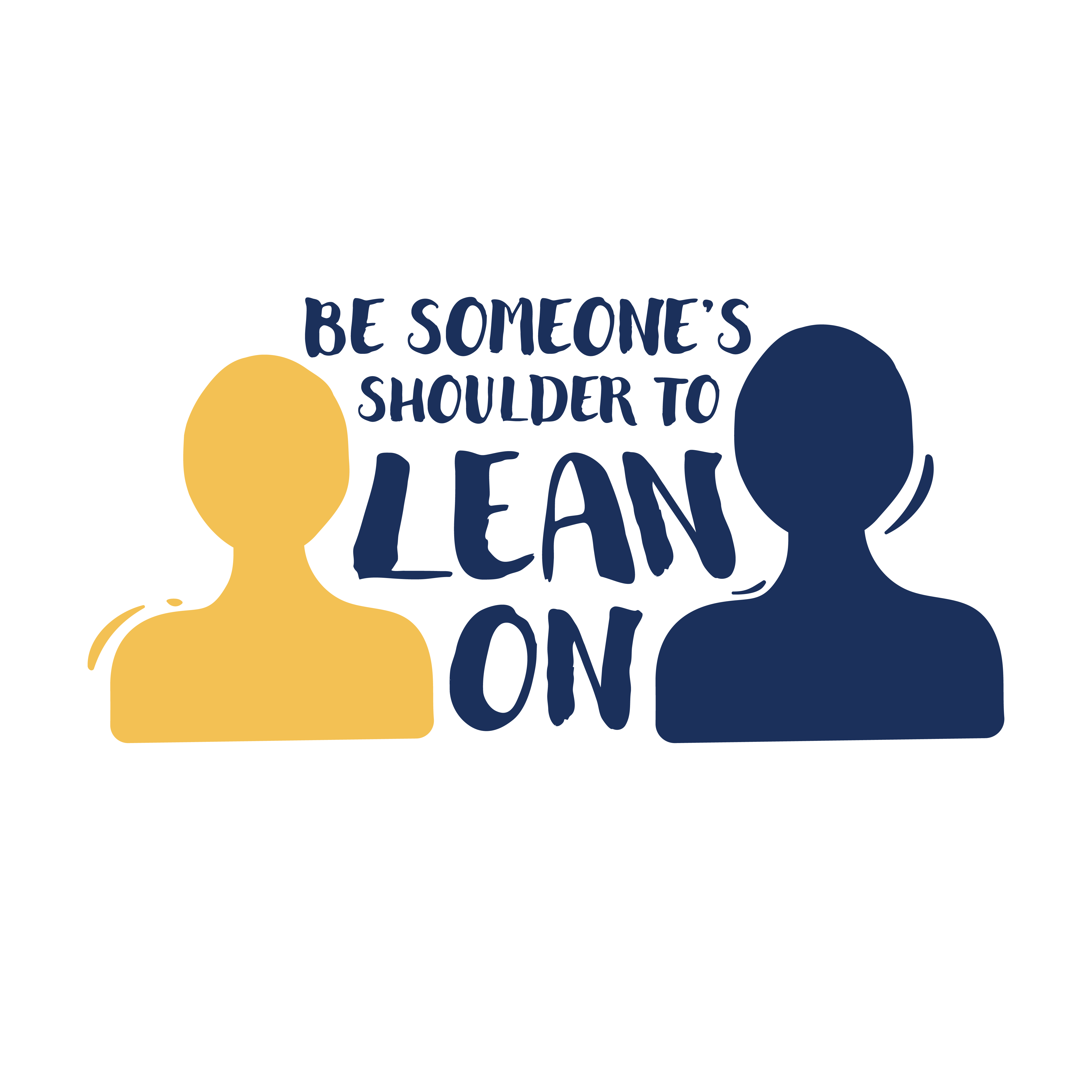 Be Someone's Shoulder to Lean On banner